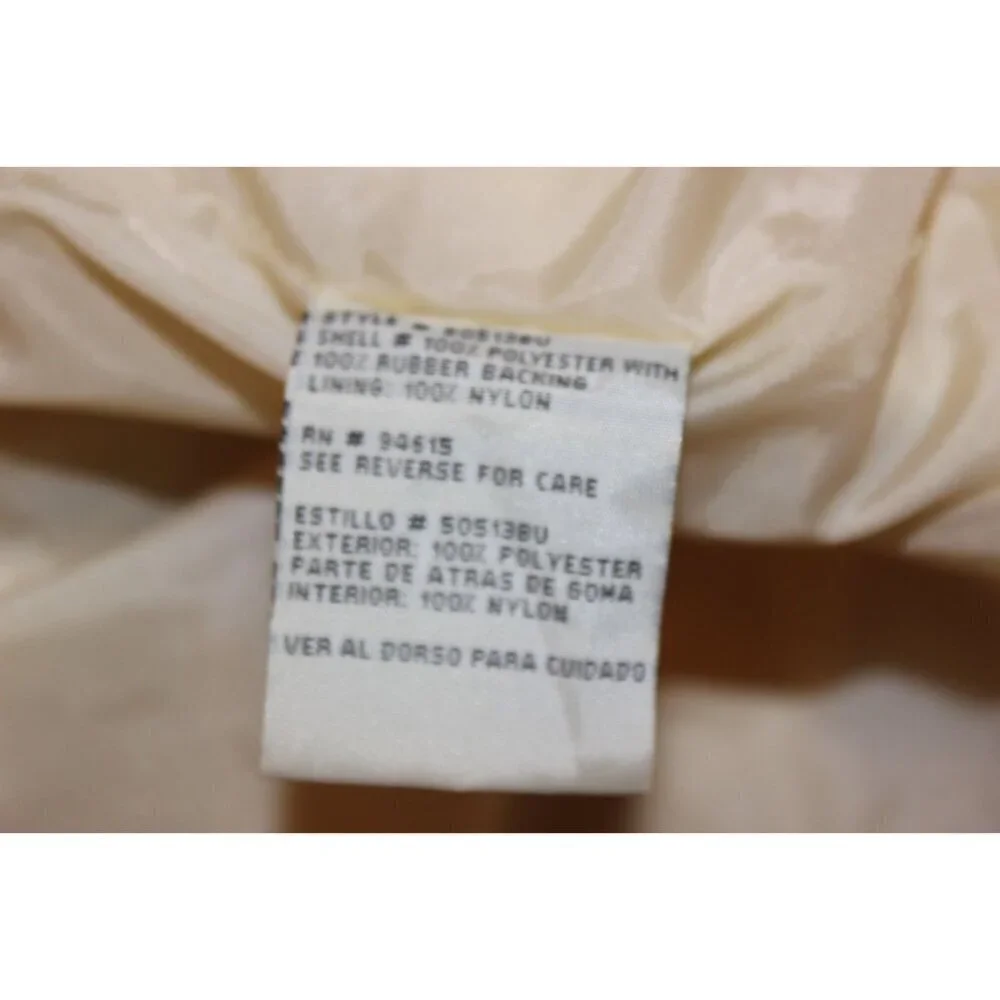 Vintage .W. Fisher I Girls 6x ivory Satin Dress Coat With Puff Sleeves & Ruffled
